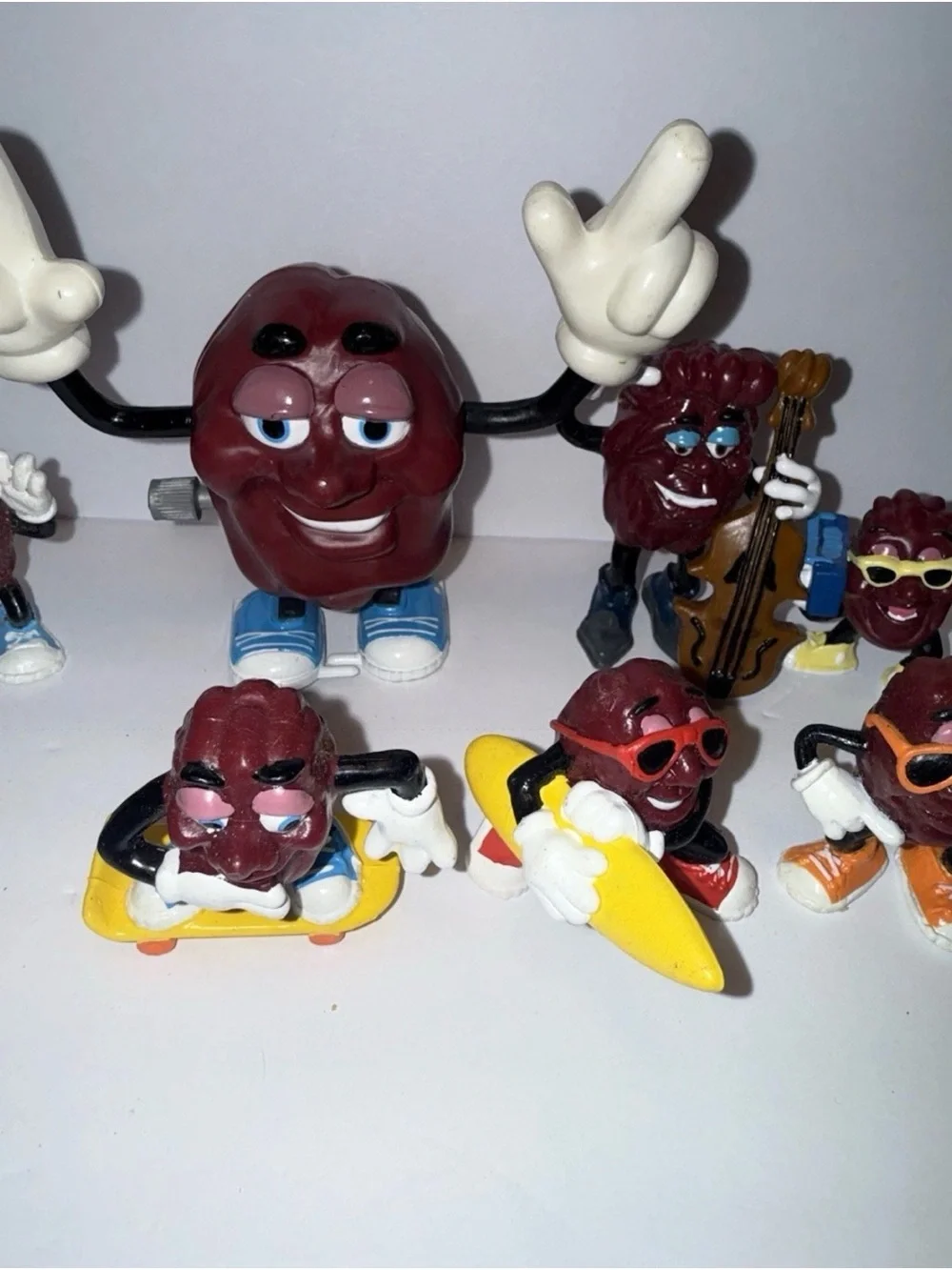 California Raisins Multicolor Advertising Figurine Lot Fruit & Raisins Theme